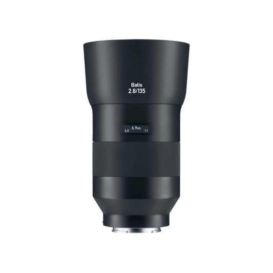 Unboxed ZEISS Batis 135mm f/2.8 telephoto lens for Sony E-Mount mirrorless cameras available at Camera Club