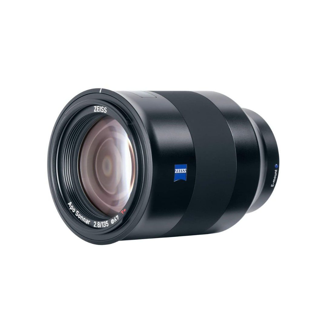 Unboxed ZEISS Batis 135mm f/2.8 telephoto lens for Sony E-Mount mirrorless cameras available at Camera Club