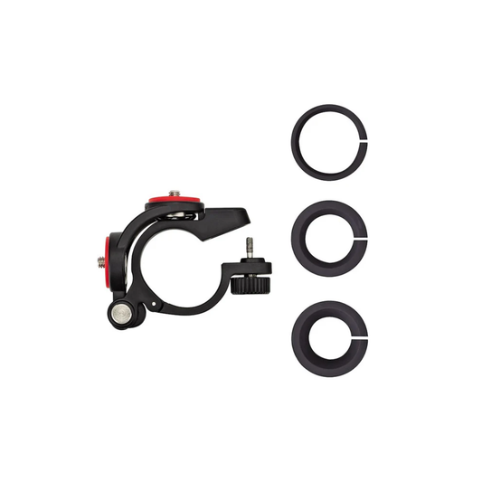 Unboxed Joby Action Bike Mount Charcoal JB01387-BWW for securely mounting action cameras to bicycles, motorcycles, and handlebars.