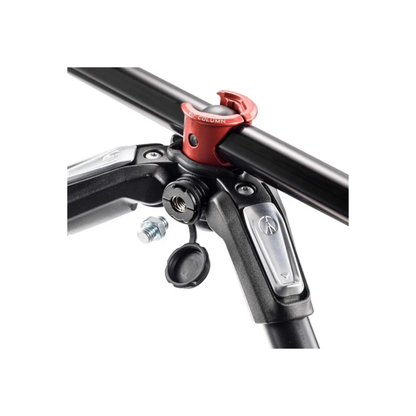Unboxed Manfrotto MT190XPRO4 190XPRO Aluminium 4-Section Camera Tripod with professional aluminum construction and versatile shooting support.