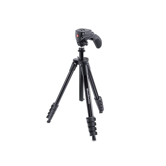 Unboxed | Manfrotto Compact Action Tripod Black (MKCOMPACTACN-BK)