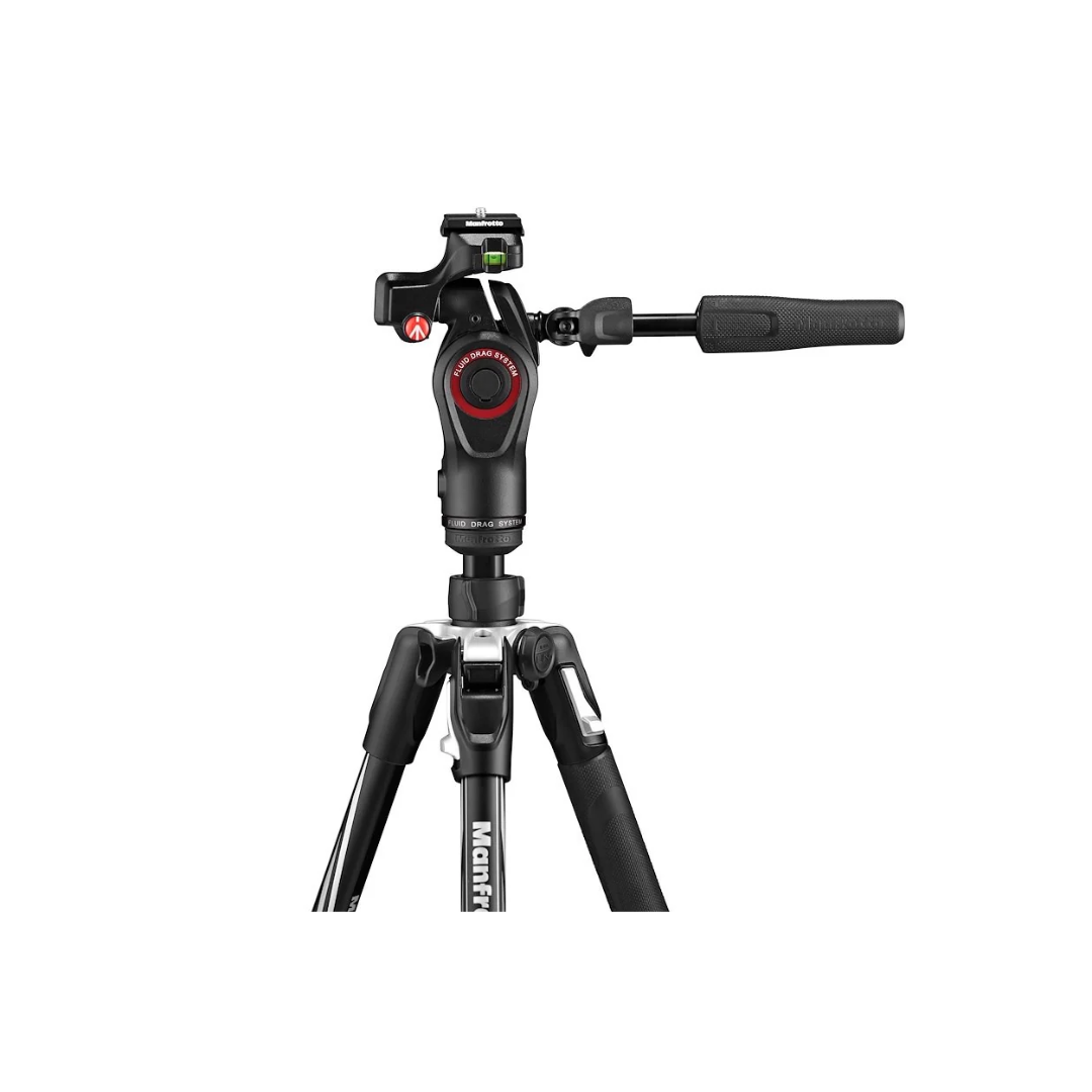 Unboxed Manfrotto Befree Advanced 3-Way Live Aluminum Travel Tripod Black MKBFRLA4BK-3W for cameras and video creators