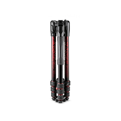 Unboxed Manfrotto Befree Advanced Aluminum Travel Tripod with Twist Locks and Red Ball Head MKBFRTA4RD-BH