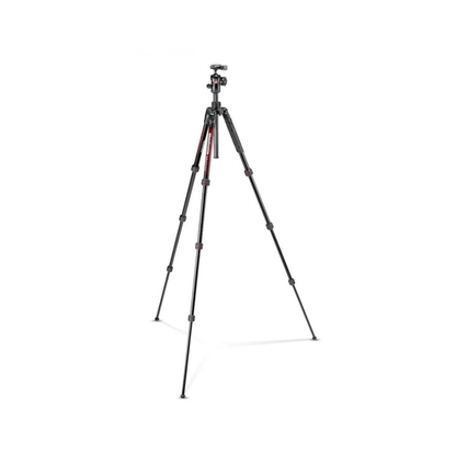 Unboxed Manfrotto Befree Advanced Aluminum Travel Tripod with Twist Locks and Red Ball Head MKBFRTA4RD-BH