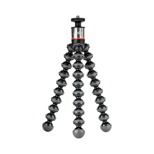 Joby GorillaPod 500 flexible tripod holding DSLR camera