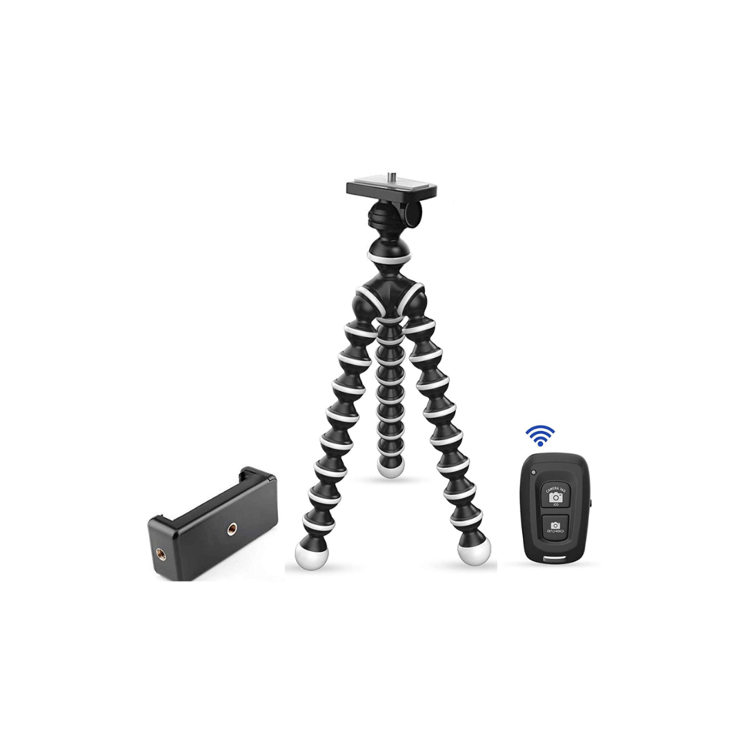 Digitek DTR-260 GT lightweight adjustable tripod stand for camera and smartphone use available at Camera Club