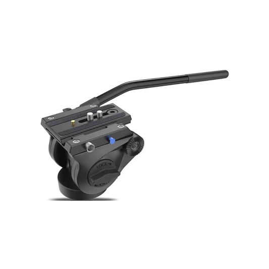 Digitek DPVH-110 professional video tripod head with smooth fluid pan and tilt for cameras