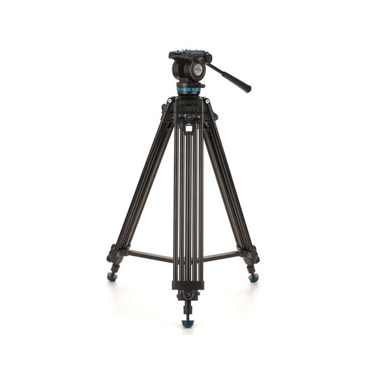 Benro KH25PC video tripod kit with fluid head for professional video shooting available at Camera Club