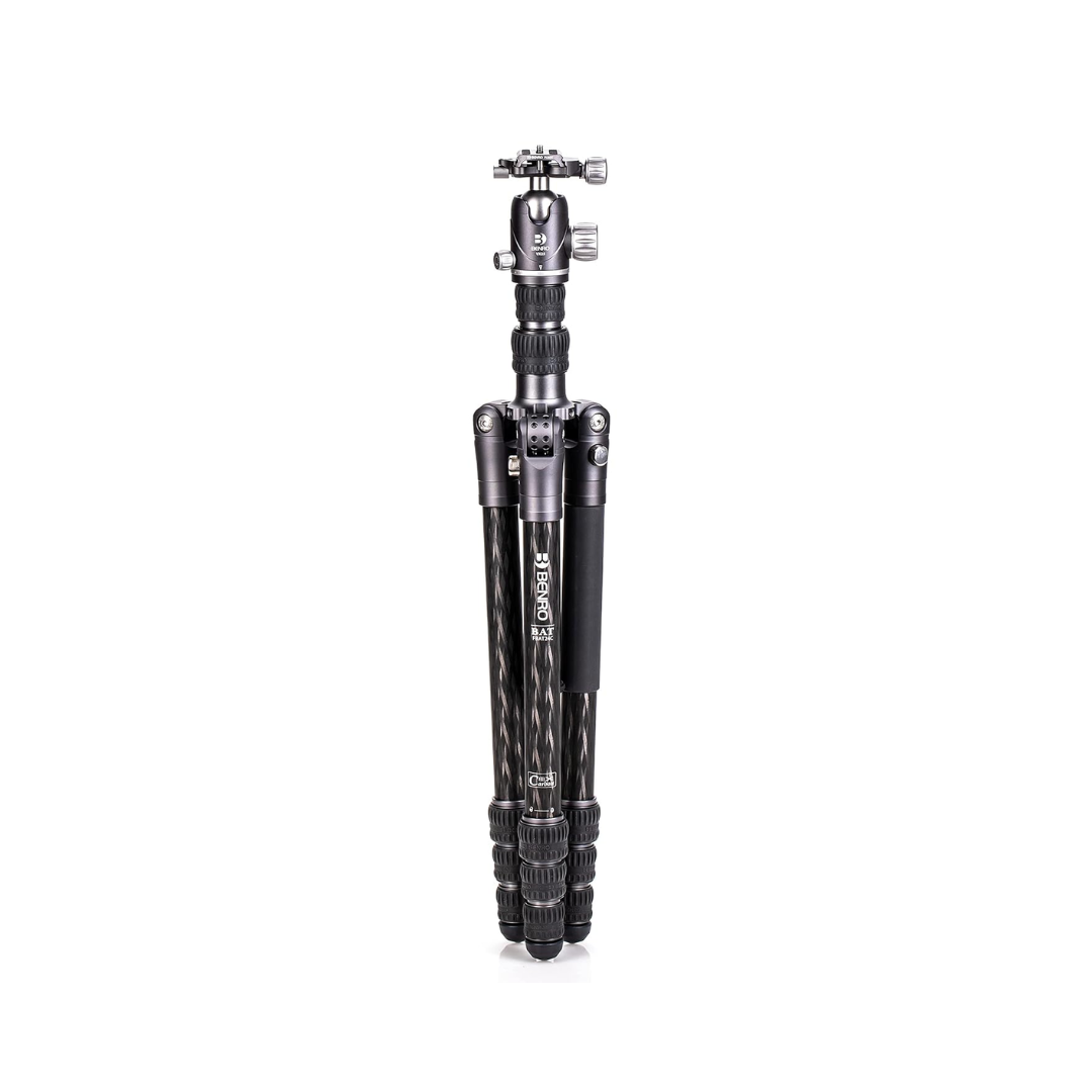 Benro FBAT24CVX25 carbon fiber tripod kit with VX25 video head lightweight professional tripod