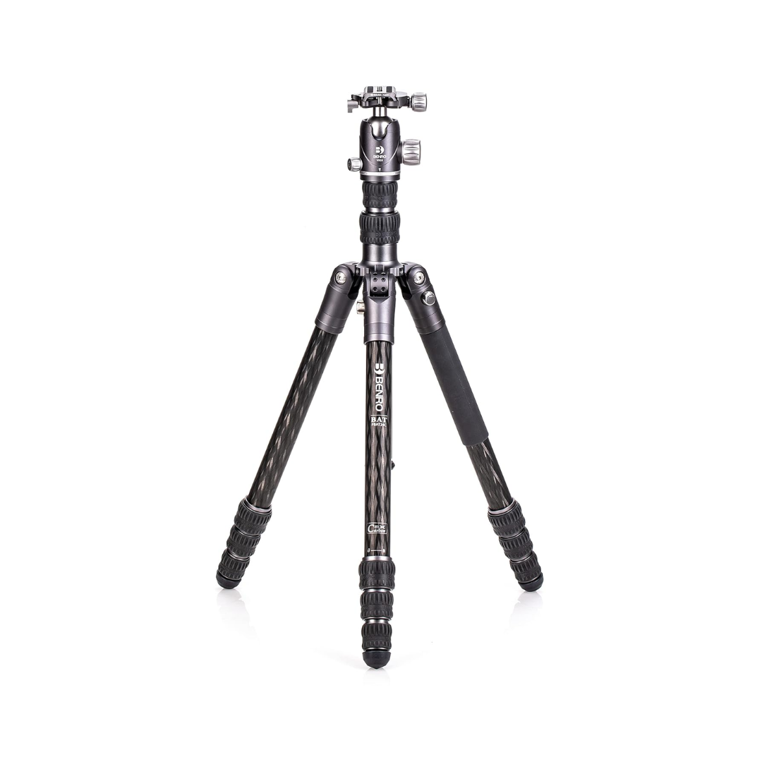 Benro FBAT24CVX25 carbon fiber tripod kit with VX25 video head lightweight professional tripod