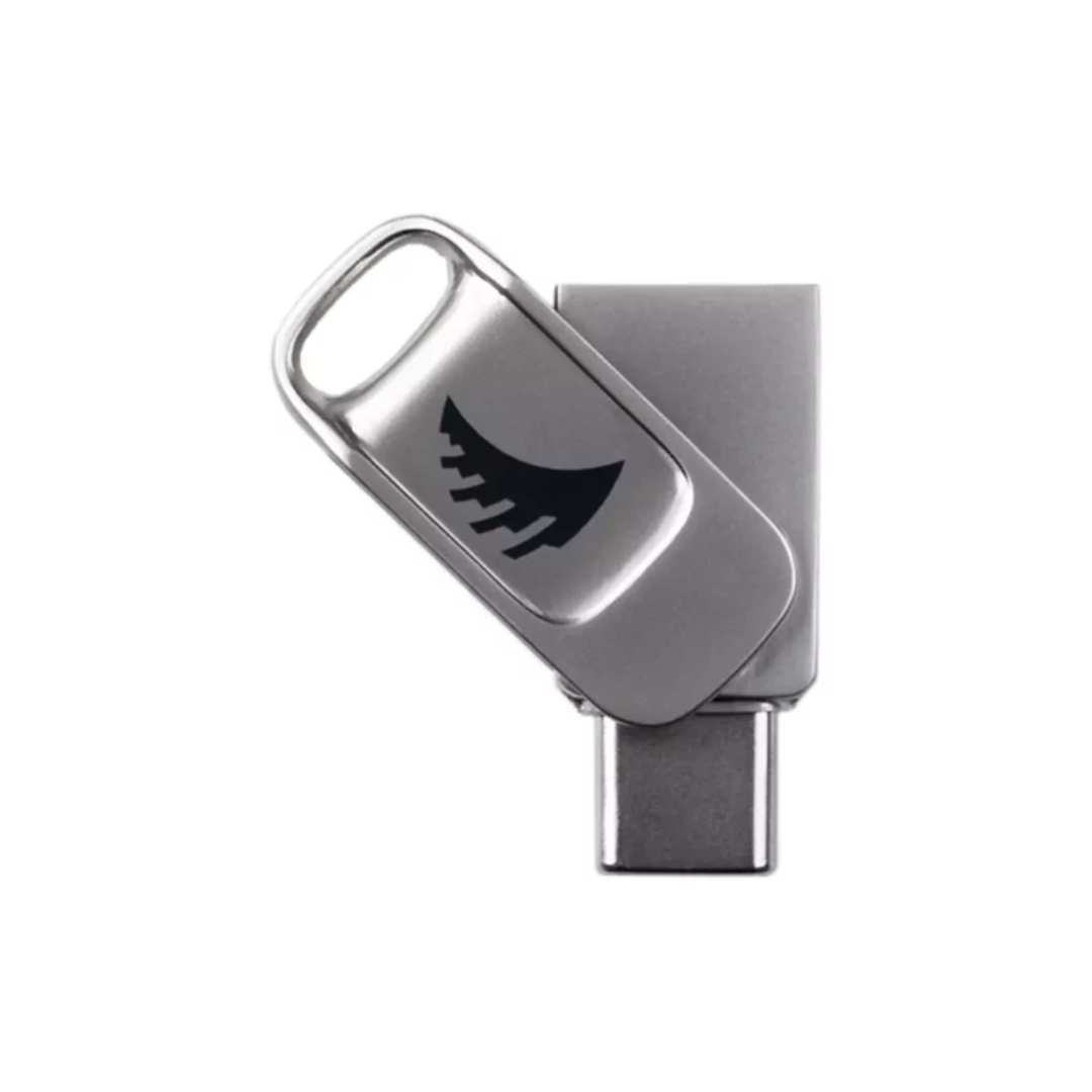 Angelbird 128GB dual USB-C and USB-A 3.2 Gen 1 flash drive for fast data transfer
