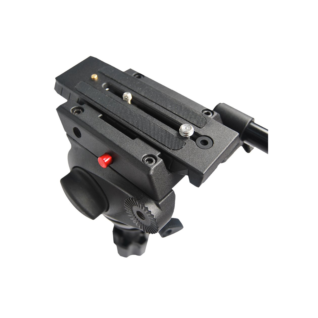 MYT801 Professional Fluid Head tripod mount for smooth video shooting