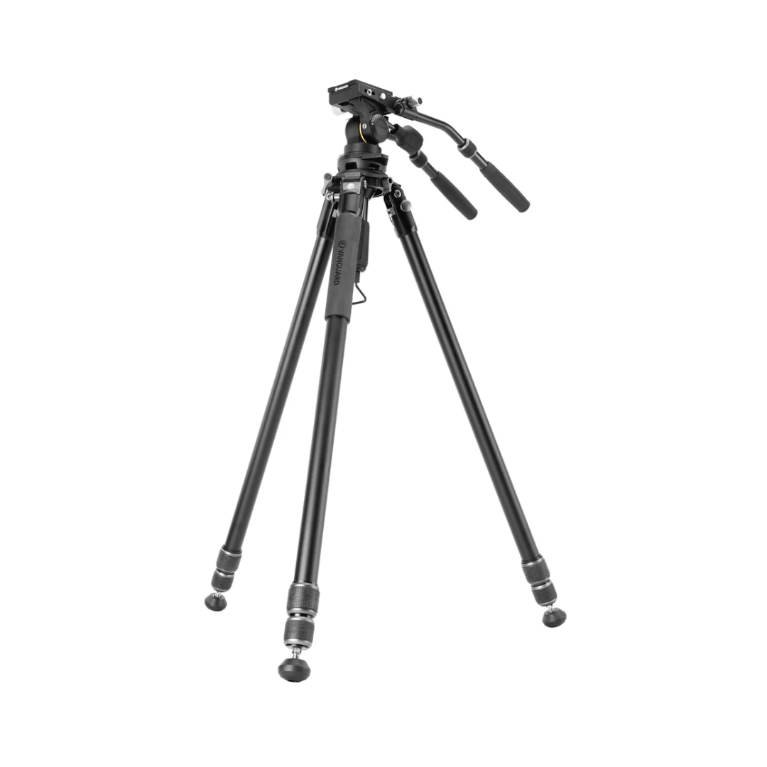 Vanguard Alta Pro 3VRL video tripod with adjustable legs and fluid head