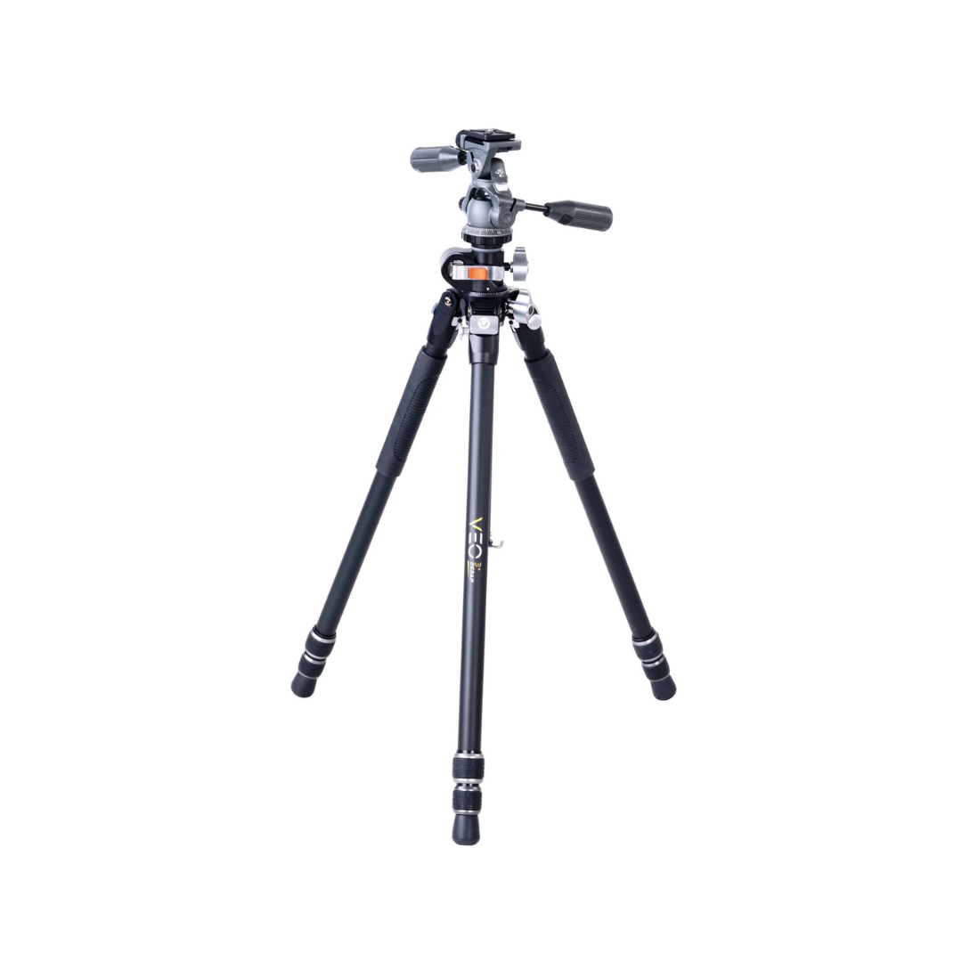 Vanguard Veo 3 Plus Tripod in use, compact and lightweight travel tripod