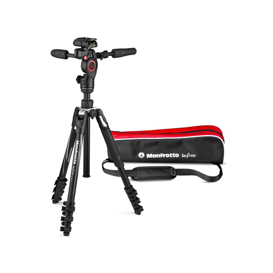 Manfrotto Befree 3-Way Live Advanced Tripod compact professional tripod for video and photography available at Camera Club