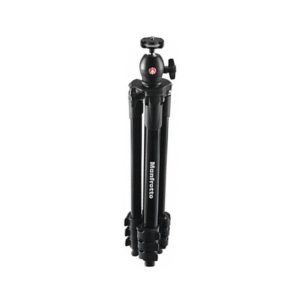 Manfrotto Compact Light Tripod Black lightweight travel tripod for cameras