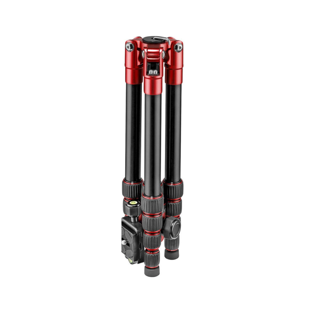 Manfrotto Element Traveller Small Tripod Kit Red lightweight compact travel tripod for cameras