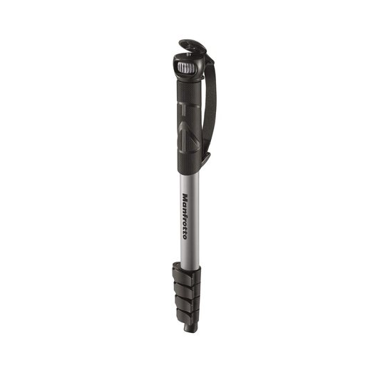 Manfrotto Compact Monopod Black lightweight portable camera support for stable photography and videography