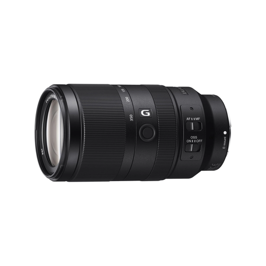 Used Sony E 70-350mm F4.5-6.3 G OSS APS-C telephoto zoom lens available at Camera Club