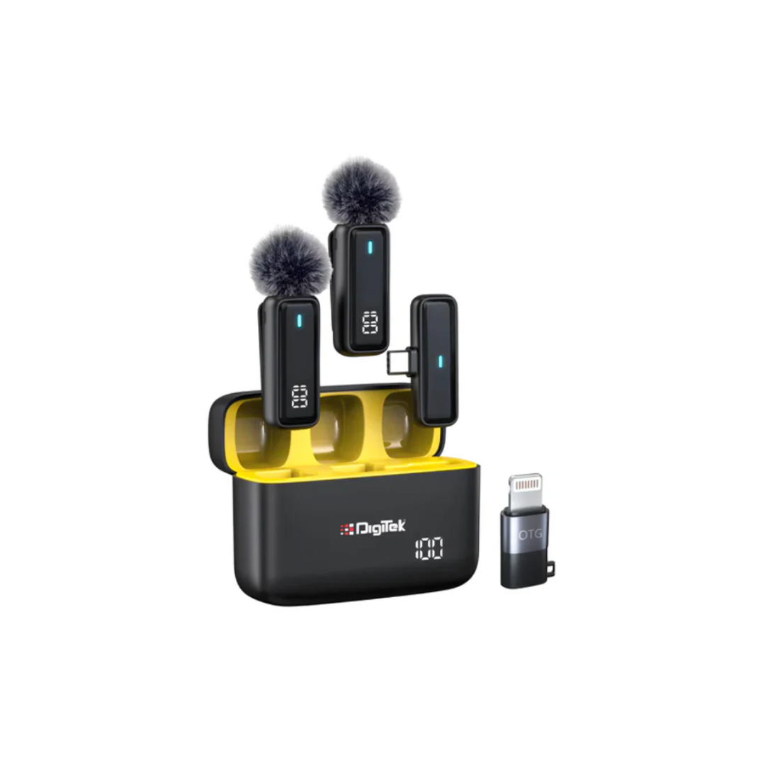 Digitek DWM-105 Wireless Microphone for DSLR Camera & Smartphone