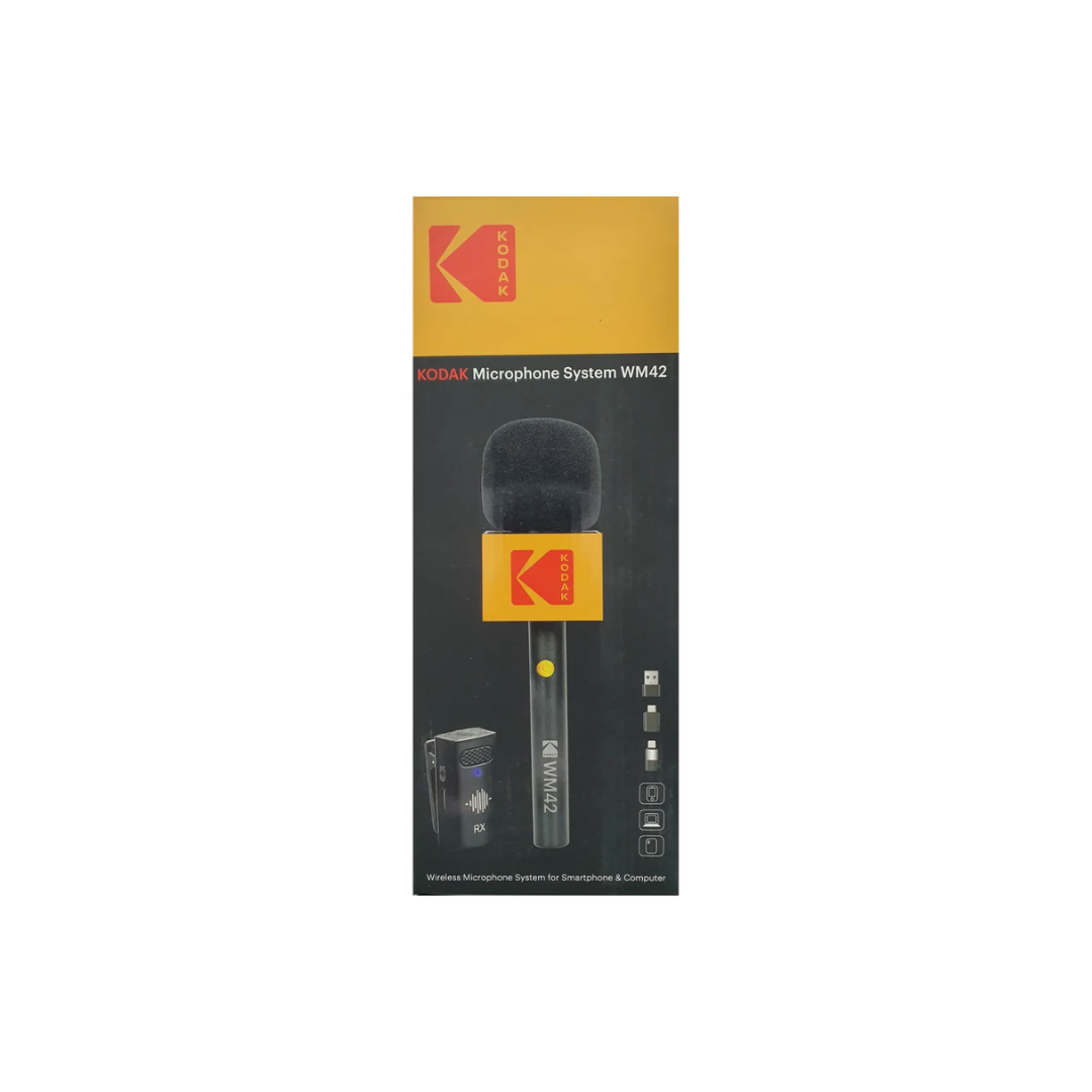 KODAK WM42 wireless microphone for professional audio recording