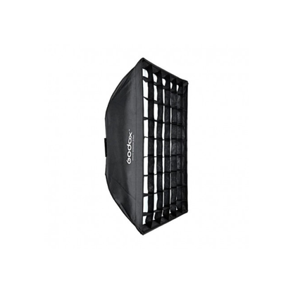 Unboxed Godox SB-FW6090 rectangular softbox with grid and Bowens mount for studio flash lighting setup at Camera Club