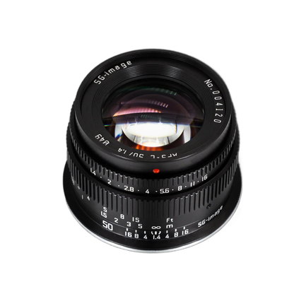 SG Image RF Mount 50mm f1.4 manual focus lens for Canon RF camera portrait photography