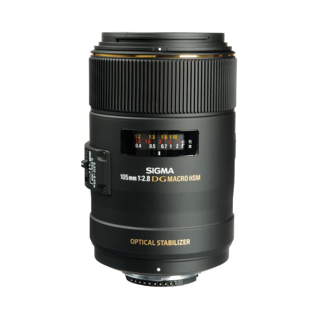 USED I Sigma 105mm f/2.8 DG Macro HSM Lens for Nikon Mount