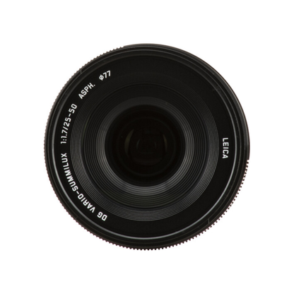 Leica DG Vario-Summilux 25-50mm F1.7 ASPH H-X2550GC Micro Four Thirds lens front view
