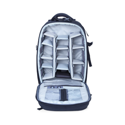 Photron Backpack Pro Runner 300 AW II camera backpack designed for DSLR and mirrorless camera gear with padded compartments, laptop sleeve, and weather protection