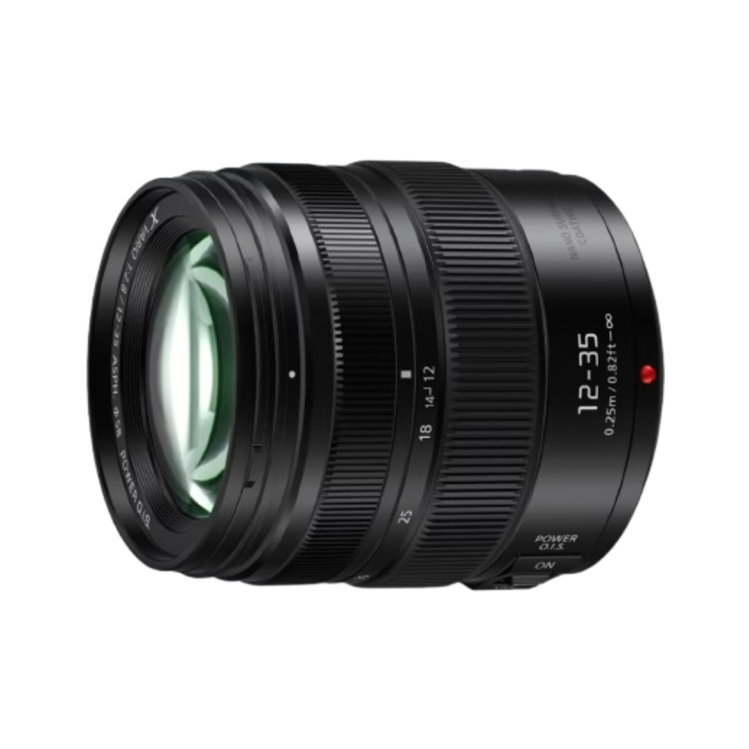 Panasonic Lumix G X Vario 12-35mm f/2.8 II ASPH Power O.I.S. macro Four Thirds zoom lens for professional photo and video shooting