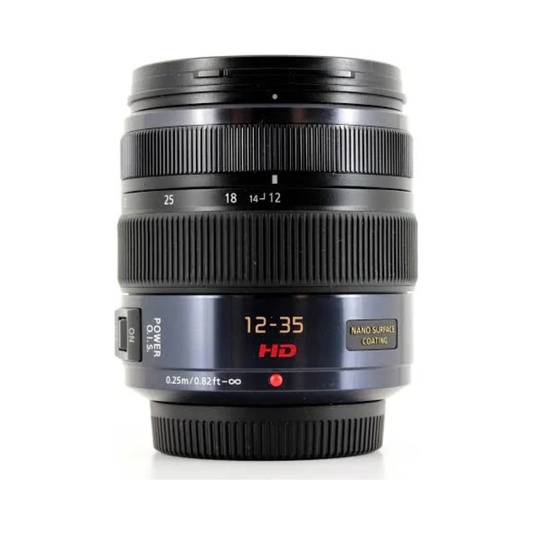 Panasonic Lumix G X Vario 12-35mm f/2.8 II ASPH Power O.I.S. macro Four Thirds zoom lens for professional photo and video shooting