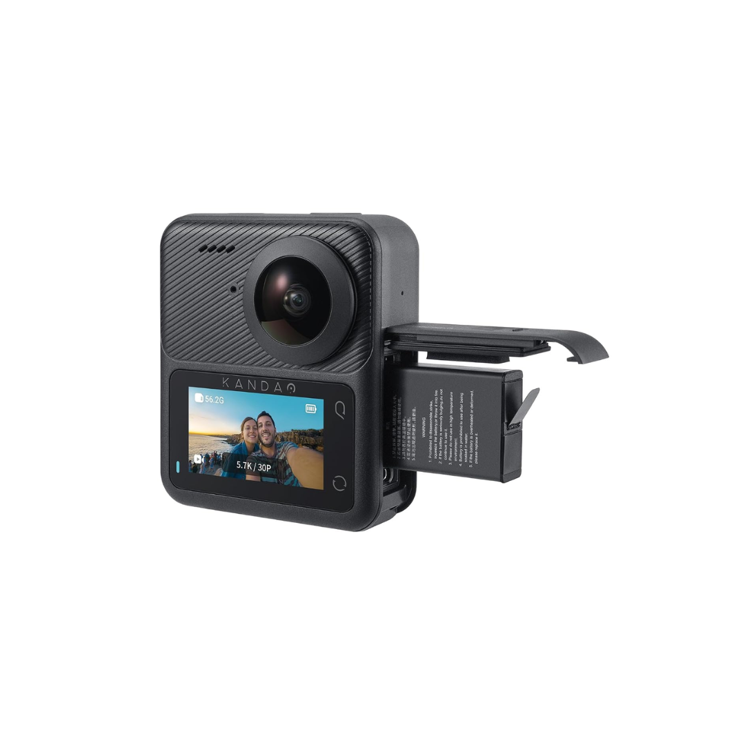 Kandao QooCam 3 360-degree camera with 1.55-inch sensor, unboxed unit