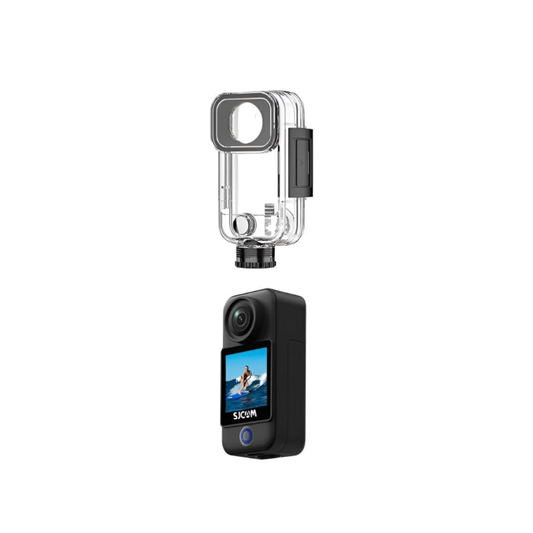 Unboxed SJCAM C300 4K action camera with 30fps video recording and 20MP photo resolution