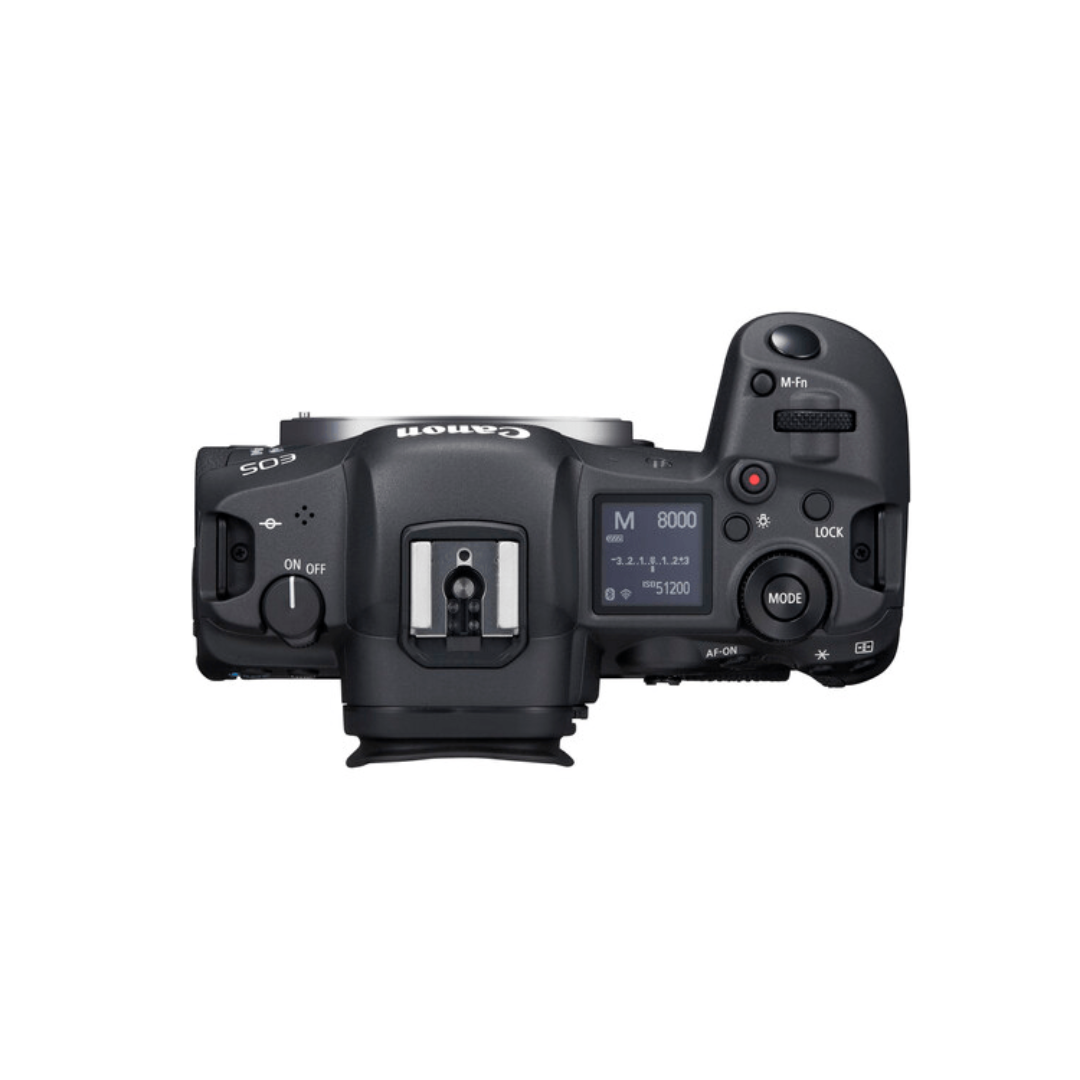 Canon EOS R5 full-frame mirrorless camera with mount adapter available for rent in Bangalore at Camera Club
