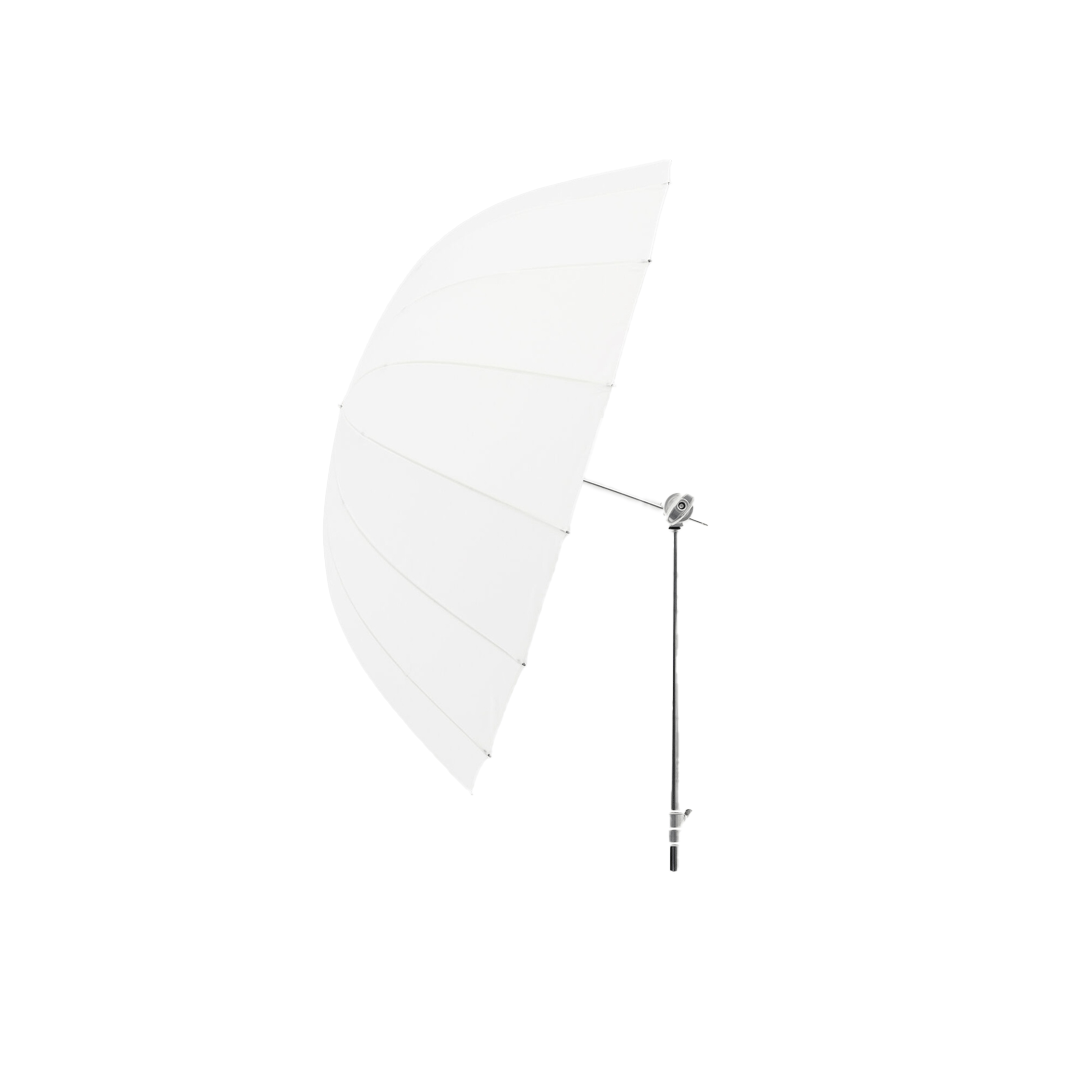 Unboxed Godox UB-130D deep parabolic softbox for studio flash lighting setup at Camera Club
