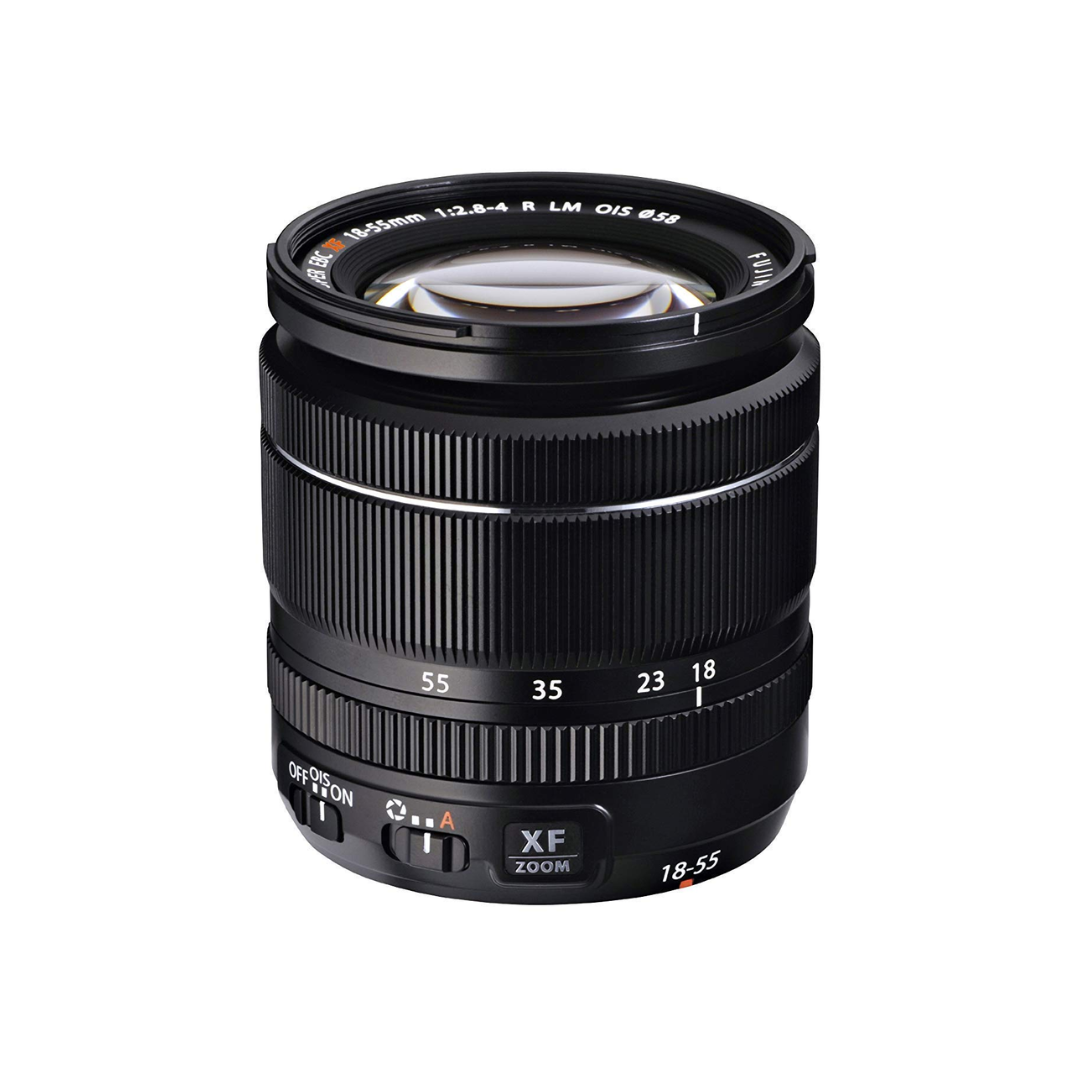 Used Fujifilm Fujinon XF 18–55mm f/2.8–4 R LM OIS zoom lens for Fujifilm X-mount cameras