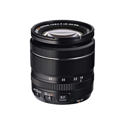 Used Fujifilm Fujinon XF 18–55mm f/2.8–4 R LM OIS zoom lens for Fujifilm X-mount cameras