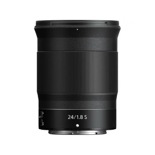 Unboxed Nikon NIKKOR Z 24mm f/1.8 S wide-angle lens for Nikon Z mirrorless cameras
