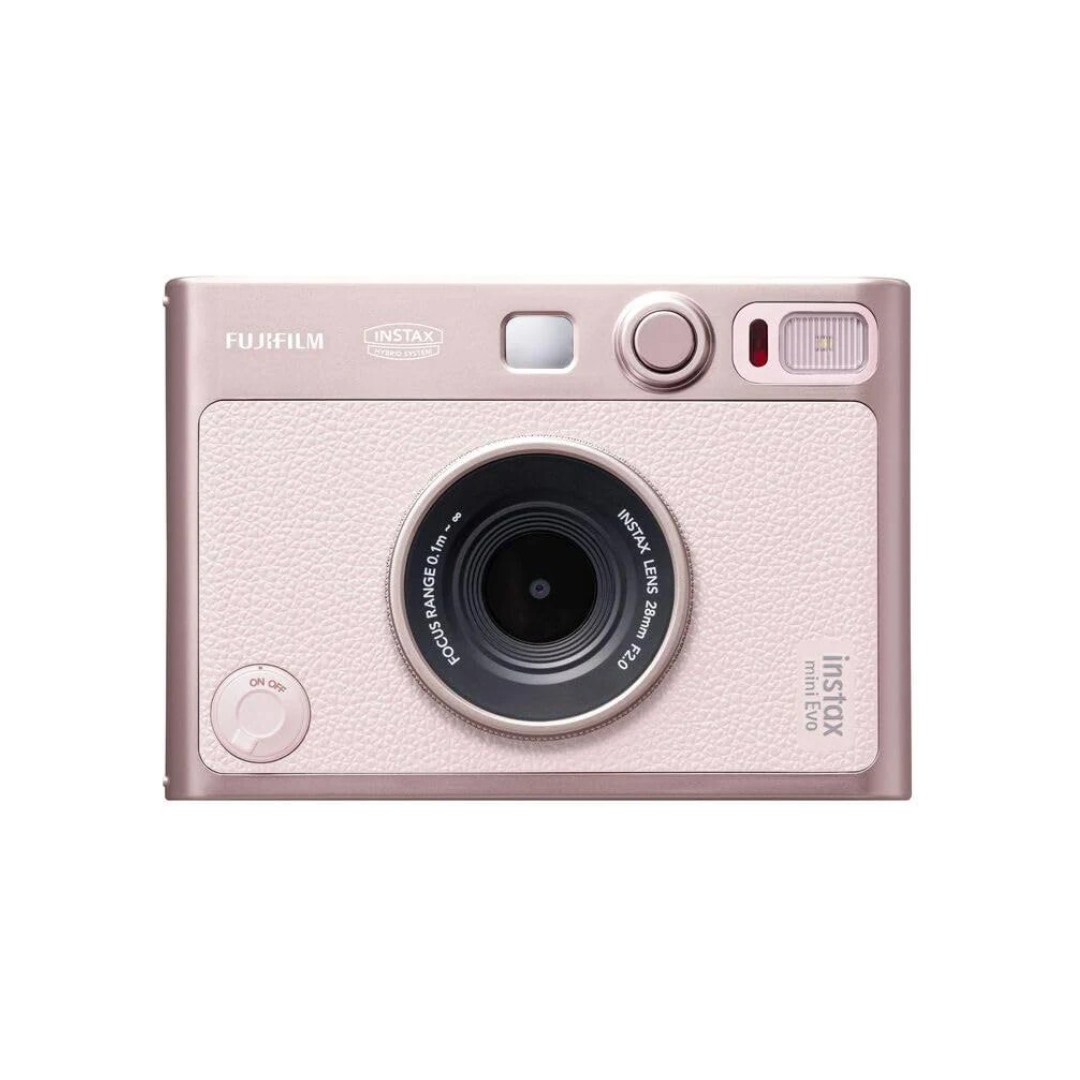 UNBOXED I Fujifilm Instax Mini Evo Hybrid Instant Camera – Gentle Rose