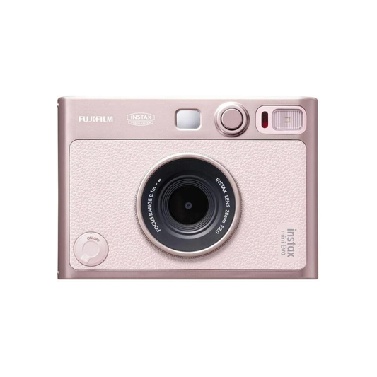 UNBOXED I Fujifilm Instax Mini Evo Hybrid Instant Camera – Gentle Rose