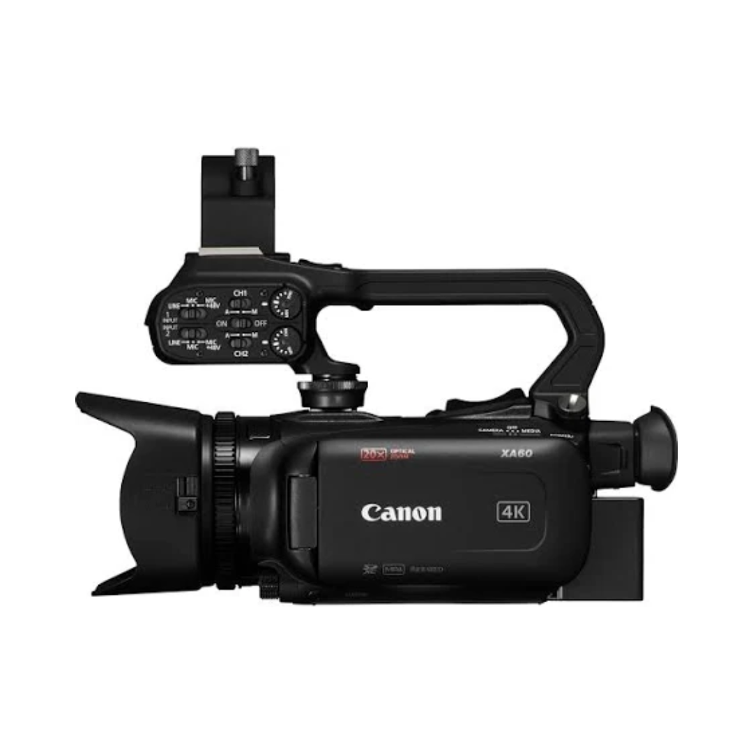 Canon XA60 4K Professional Camcorder | 20x Zoom & Dual SD Card