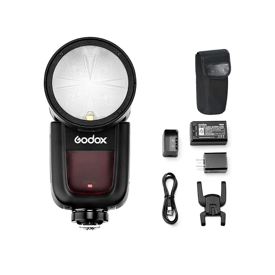 Godox V1-S Round Head Camera Flash Speedlite for Sony
