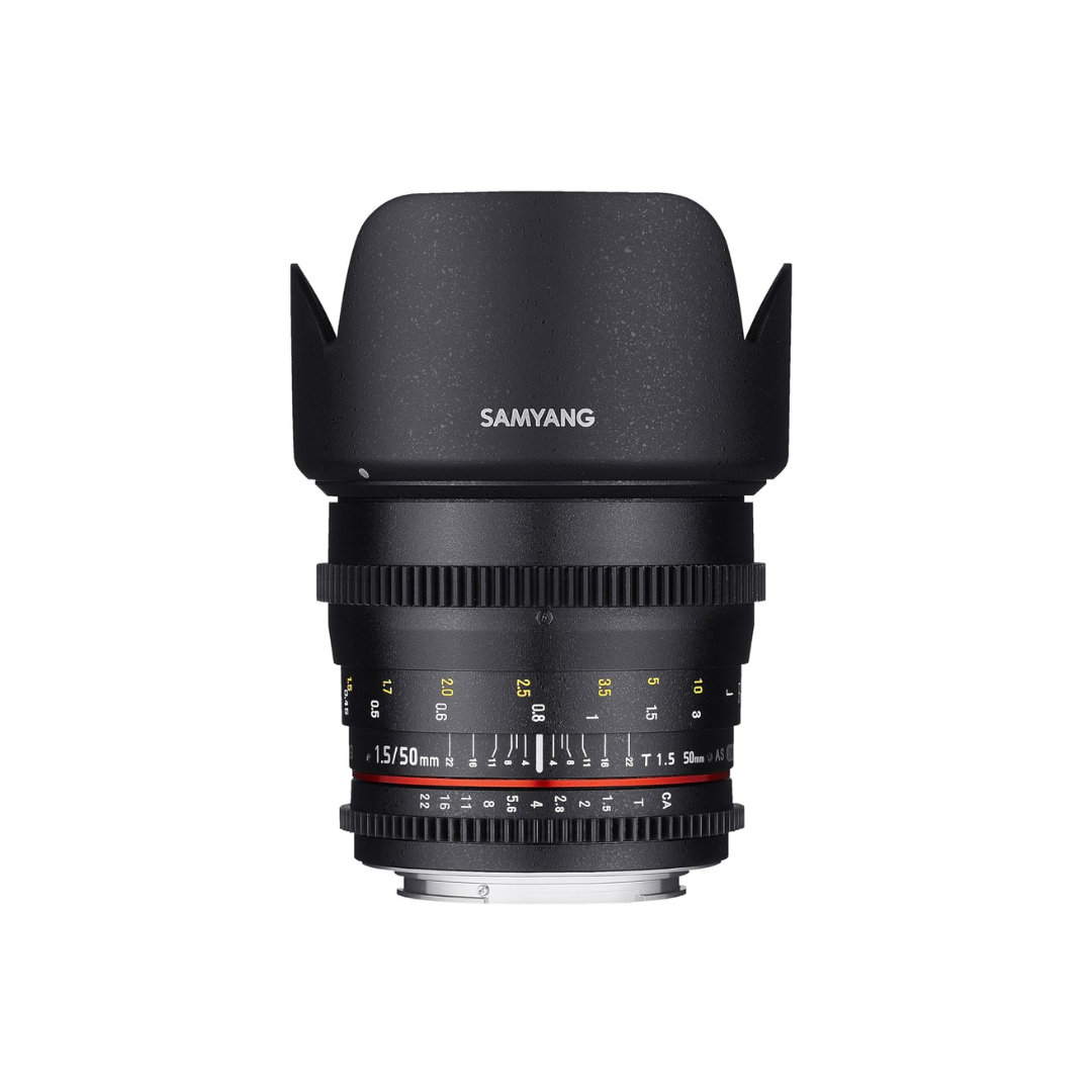 Used Samyang 50mm T1.5 AS UMC VDSLR Cine lens
