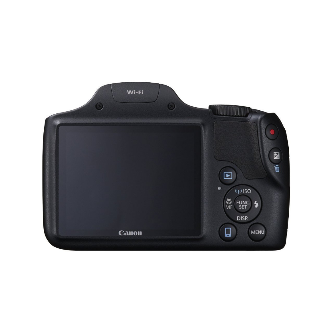 Used Canon PowerShot SX530 HS digital camera with 50x optical zoom, Full HD video recording, and built-in Wi-Fi, available at Camera Club.
