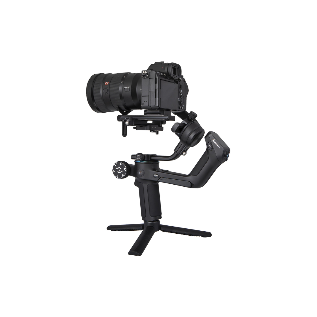 Unboxed FeiyuTech Scorp 2 Monopod FeiyuF2-2 for professional video stabilization at Camera Club