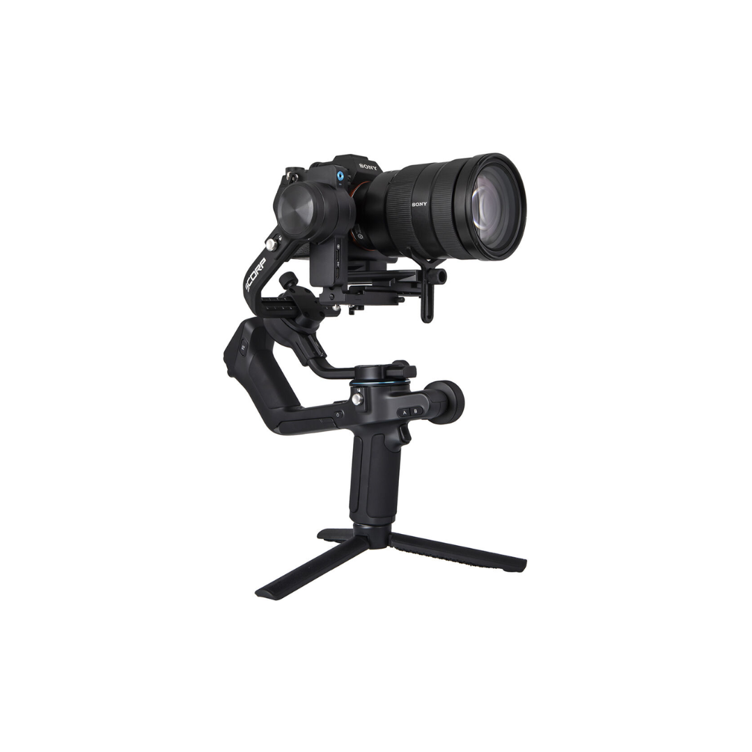 Unboxed FeiyuTech Scorp 2 Monopod FeiyuF2-2 for professional video stabilization at Camera Club