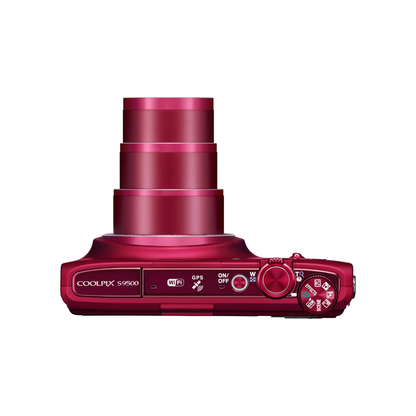 Used Nikon Coolpix S9500 compact digital camera with 22x optical zoom and built-in Wi-Fi available at Camera Club