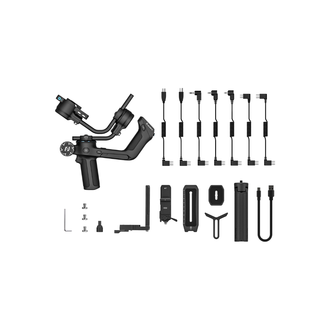 Unboxed FeiyuTech Scorp 2 Monopod FeiyuF2-2 for professional video stabilization at Camera Club