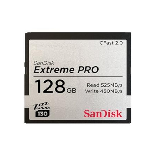 SanDisk Extreme PRO CFast 2.0 128GB Memory Card – High-Speed Performance